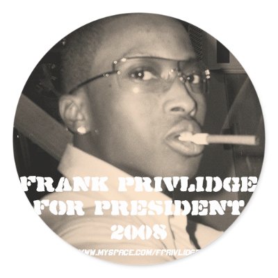 Frank 4 President Stickers by lucchinidon