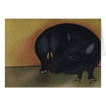Frank aka Sir Francis Bacon by Robyn Feeley Cards