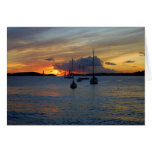 Frank Bay Sunset, St. John, U.S. Virgin Islands Card