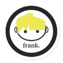 frank (blonde) sticker