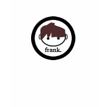frank. (brown) tee t-shirts