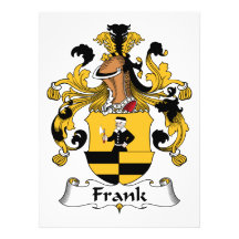 Frank Family Crest Custom Invitation