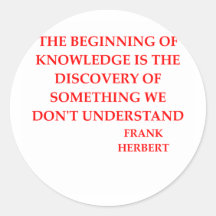 frank herbert quote stickers