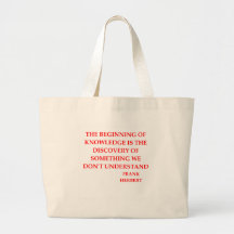 frank herbert quote tote bags