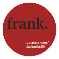 frank. sticker