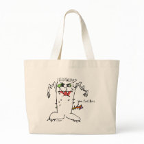 FrankEinstein Cartoon Monster Tote Bag