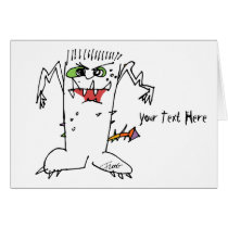 FrankEinstein Cartoon Monster cards