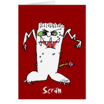 FrankEinstein Cartoon Monster cards
