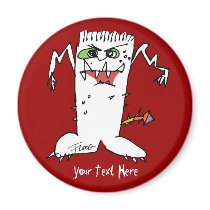 FrankEinstein Cartoon Monster magnets
