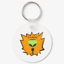 Franken Alien Keychain