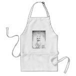 Franken Kitty aprons