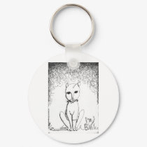 Franken Kitty keychains