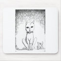 Franken Kitty mousepads by BeMusedArt Franken Kitty mousepads