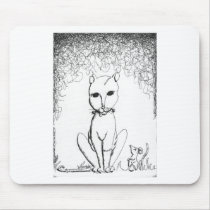 Franken Kitty mousepads by BeMusedArt Franken Kitty mousepads