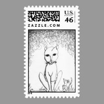 Franken Kitty stamps