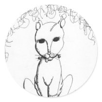 Franken Kitty stickers
