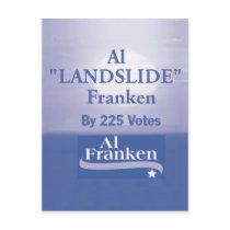 Franken LANDSLIDE Postcard