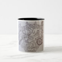 Frankenbent freehand logo artwork coffee mug!