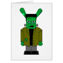 FrankenBunny Greeting Card
