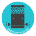Frankencar Sticker with Website
