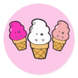 Frankencream Monster Ice Cream Cones stickers