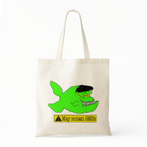 Frankenfish-Warning! May contain GMOs Canvas Bag