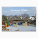 Frankenmuth Michigan Covered Bridge Greeting Card