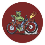 Frankenspeed Round Sticker