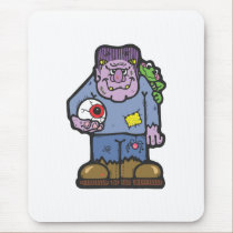 frankenstein and frog  mousepads