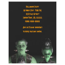 Frankenstein & Bride - Halloween Flyer