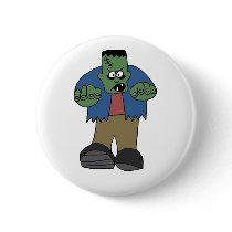 Frankenstein Button by PhotoPatch Frankenstein Button