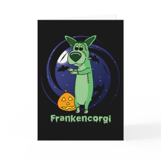 Frankenstein Corgi Card card