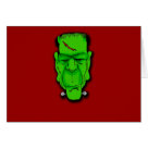 Frankenstein Face Caption it Yourself! T shirts Greeting Card
