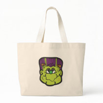 frankenstein face cartoon bags