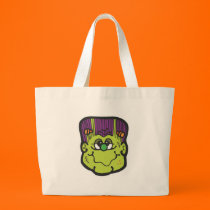 frankenstein face cartoon bags