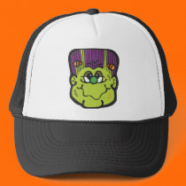 frankenstein face cartoon hats