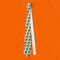 frankenstein face cartoon ties
