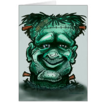 Frankenstein Greeting Card