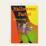 Frankenstein Halloween Party Invitation