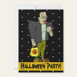 Frankenstein Halloween Party Invitation