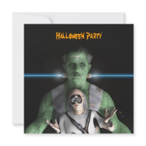 Frankenstein - Halloween Party Invitation