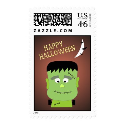 Frankenstein Halloween Postage