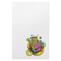 frankenstein heaven in hell personalized stationery