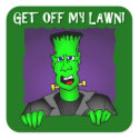 Frankenstein Keychains
                                       & Flair sticker