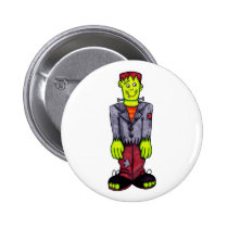 Frankenstein Monster buttons