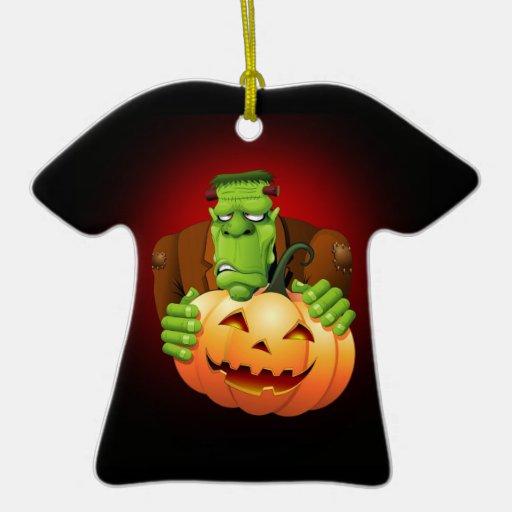 frankenstein monster cartoon with pumpkin christmas frankenstein monster cartoon with pumpkin christmas