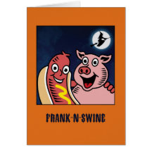 Frankenstein Parody Funny Halloween Cards