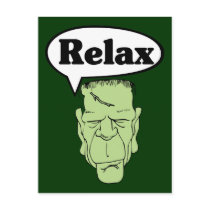 Frankenstein Relax postcards