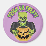 Frankenstein Skull Fridge Magnets