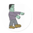 Frankenstein Round Stickers